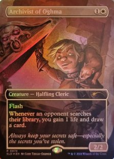 Archivist of Oghma (#874) (foil) (borderless)