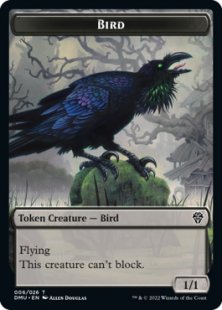 Bird token (2) (foil) (1/1)