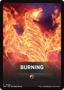 Burning Front Card