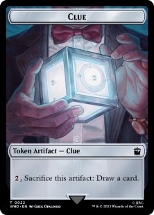 Clue token (#22) (foil)