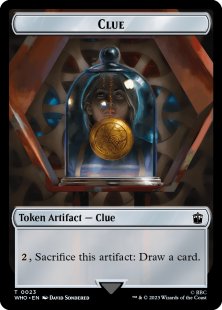 Clue token (#55) (surge foil)