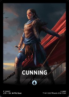 Cunning front card