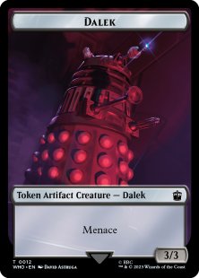Dalek token (surge foil) (3/3)