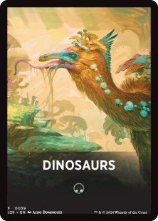 Dinosaurs Front Card