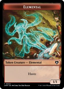 Elemental token (#24) (foil) (1/1)