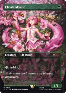 Elvish Mystic (#805) (borderless)