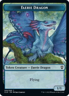 Faerie Dragon token (foil) (1/1)
