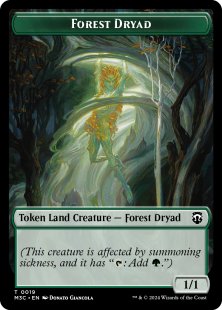 Forest Dryad token (ripple foil) (1/1)