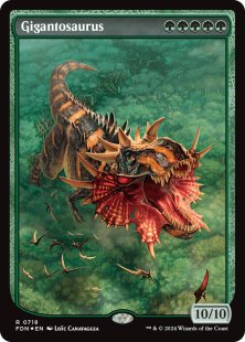 Gigantosaurus (foil) (full art)