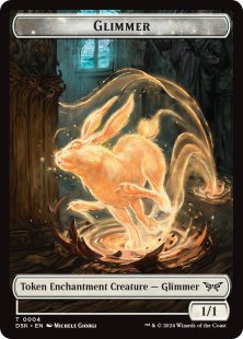 Glimmer token (foil) (1/1)