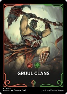 Gruul Clans front card