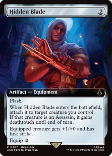 Hidden Blade (foil) (extended art)