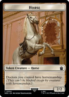 Horse token (foil) (2/2)