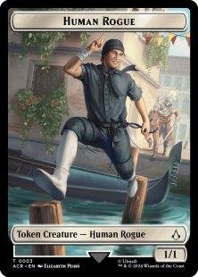 Human Rogue token (1/1)