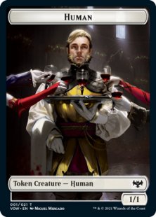 Human token (1) (foil) (1/1)