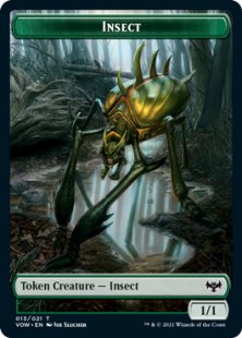 Insect token (foil) (1/1)