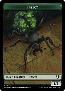 Insect token (foil) (1/1)