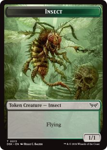 Insect token (#13) (foil) (1/1)