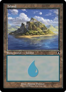 Island (#440) (foil)
