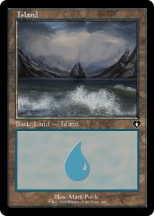 Island (#442) (foil)