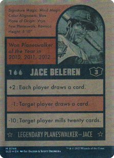 Jace Beleren (#746) (Magic: The Baseballing) (signed) (foil) (showcase)