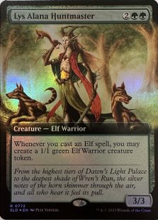 Lys Alana Huntmaster (#772) (foil) (extended art)