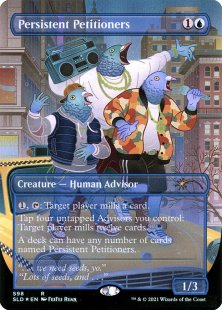Persistent Petitioners (#598) (foil) (borderless)
