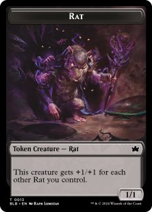Rat token (foil) (1/1)
