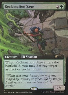 Reclamation Sage (#777) (foil) (extended art)