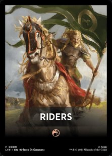 Riders front card