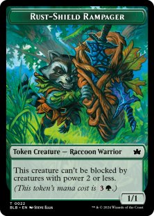 Rust-Shield Rampager token (foil) (1/1)