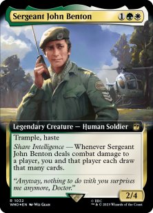 Sergeant John Benton (surge foil) (extended art)