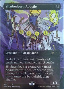 Shadowborn Apostle (#680) (foil) (borderless)