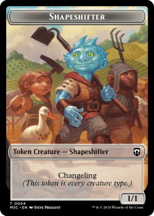 Shapeshifter token (#4) (ripple foil) (1/1)