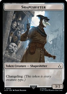 Shapeshifter token (foil) (3/2)