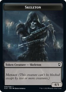Skeleton token (foil) (4/1)