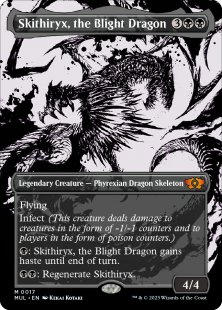 Skithiryx, the Blight Dragon (#17) (borderless)