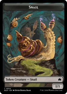 Snail token (foil) (1/1)