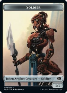 Soldier token (#009) (foil) (1/1)