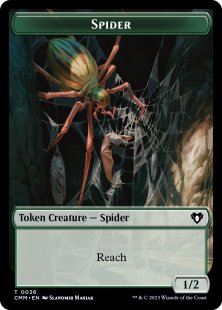 Spider token (foil) (1/2)