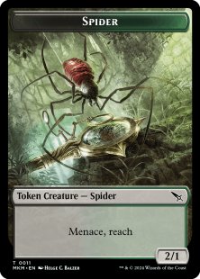 Spider token (foil) (2/1)