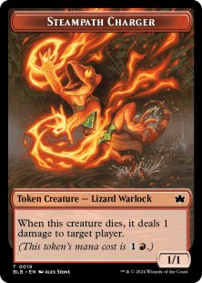 Steampath Charger token (foil) (1/1)