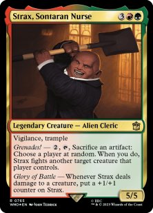 Strax, Sontaran Nurse (surge foil)