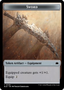 Sword token (foil)