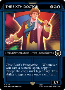 The Sixth Doctor (surge foil) (showcase)