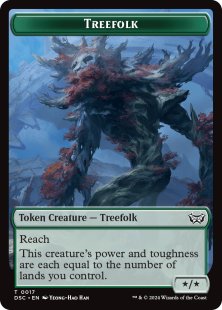 Treefolk token (*/*)