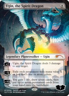 Ugin, the Spirit Dragon (foil) (borderless)