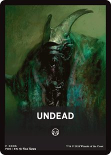 Undead Front Card