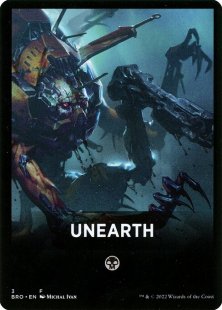 Unearth front card