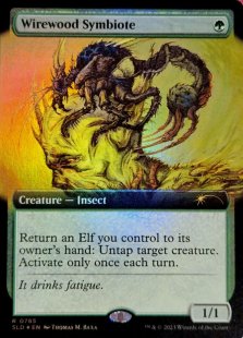 Wirewood Symbiote (#785) (foil) (extended art)